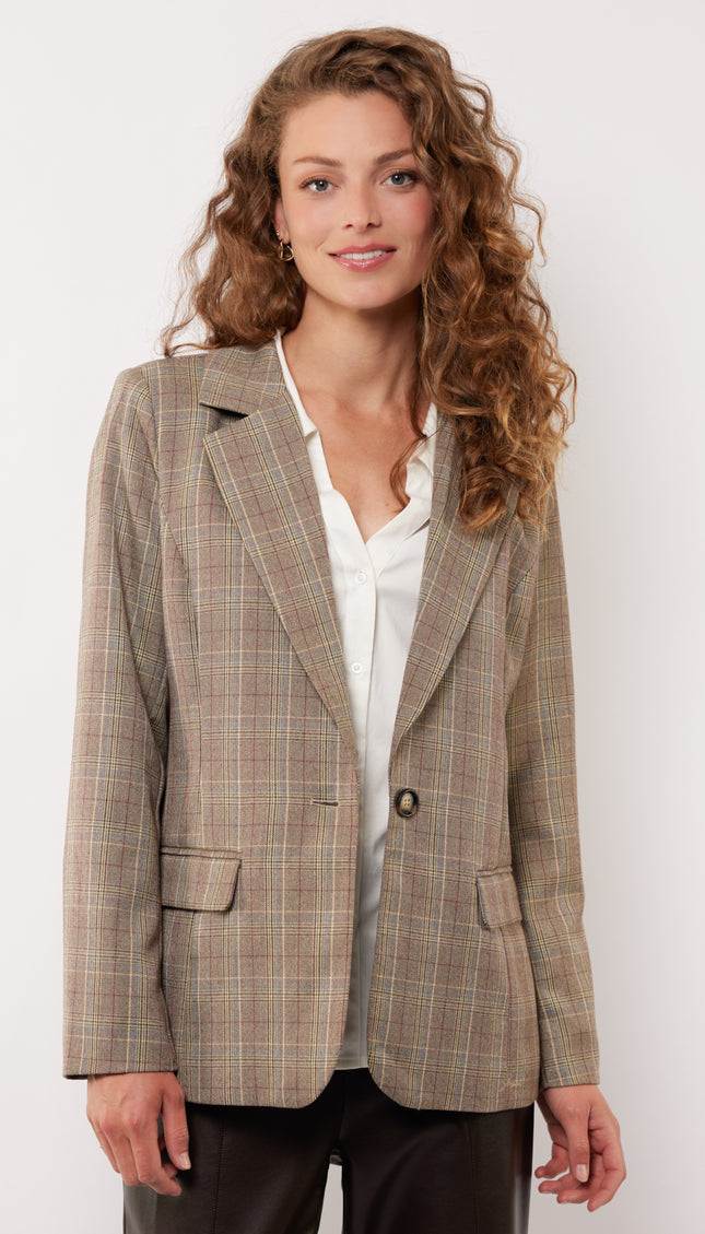 G-maxx Blazer Emmeline Moon Rock Wood Ash Stretchshop.nl