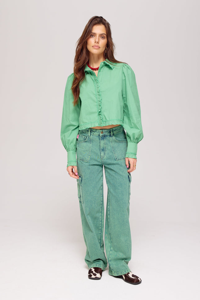 Blouse Ellie Peppermint Green AW25P603