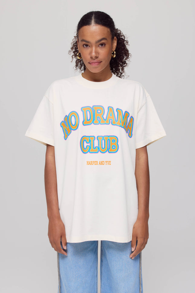 T-Shirt Nodramaclub Ecru AW25Y307