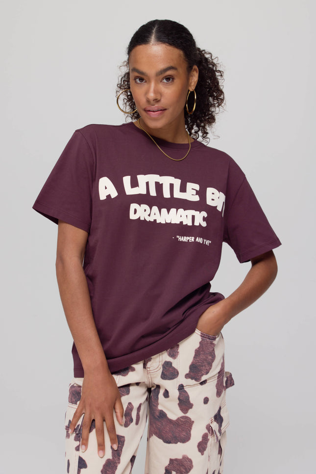 T-Shirt Dramatic Dark Fudge AW25Y309