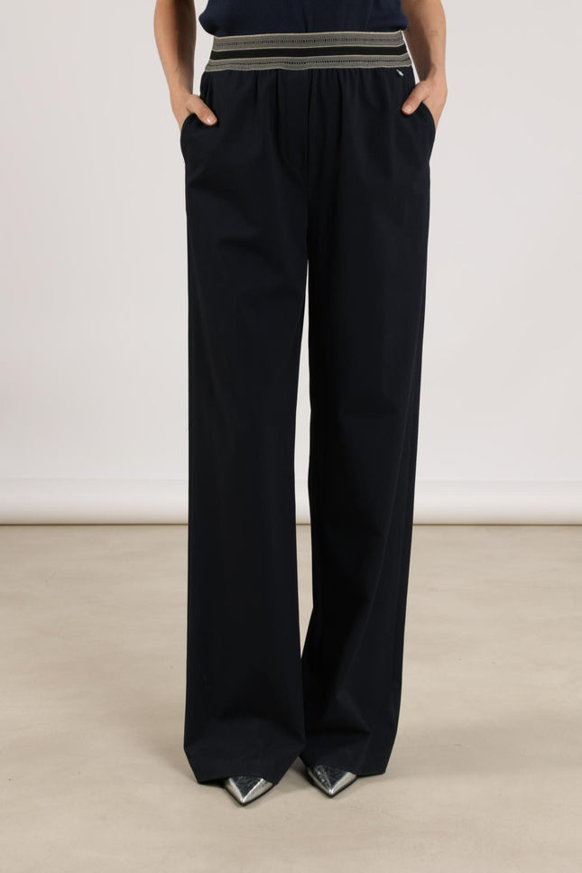 Broek Liz Navy NKF09013