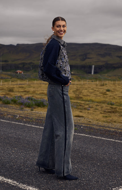 Jeans Ruby Denim Blue Denim NKF09046