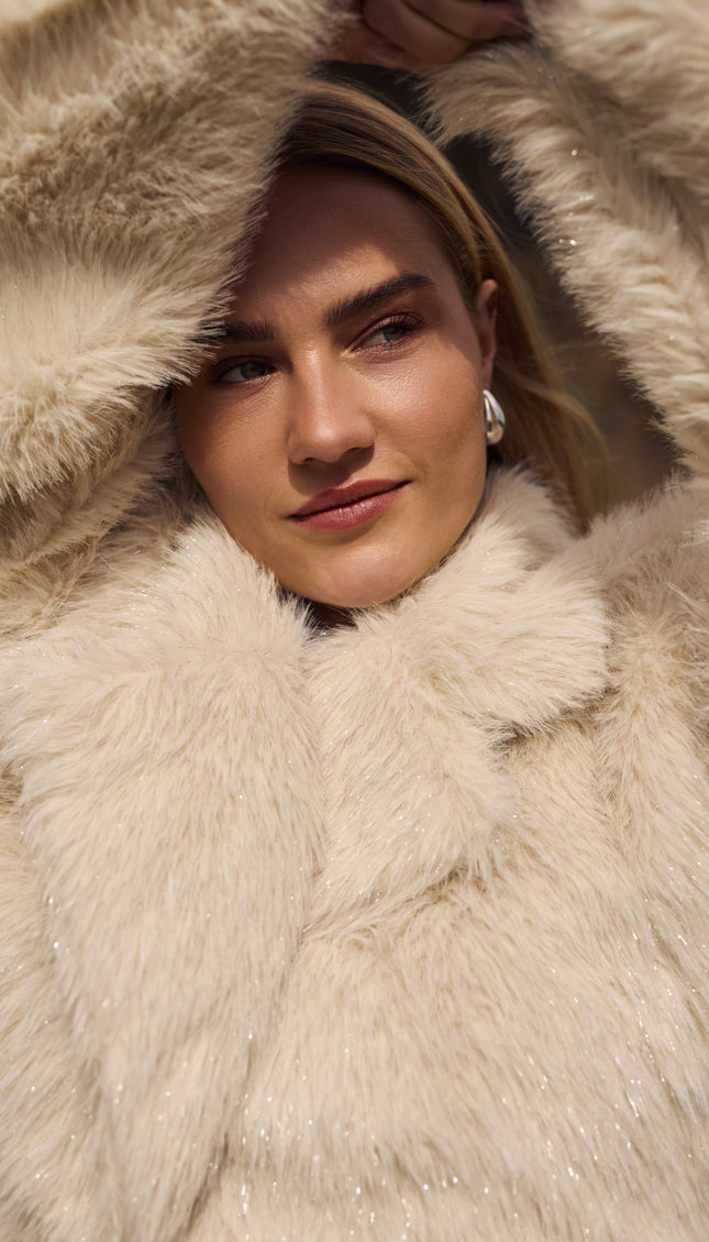 Jacket Pleun Offwhite Silver NKF13071