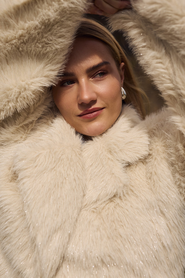 Jacket Pleun Offwhite Silver NKF13071