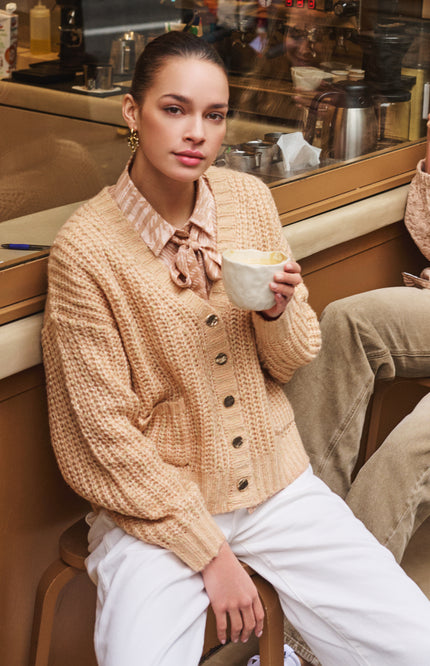 Vest Oversize Lurex Candy F25.02540