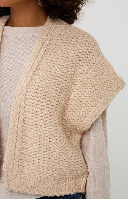 Vest Gilet Sand Melange F25.07500