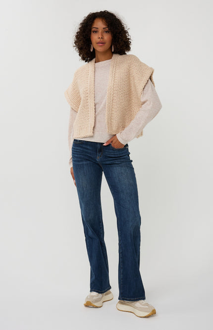 Vest Gilet Sand Melange F25.07500