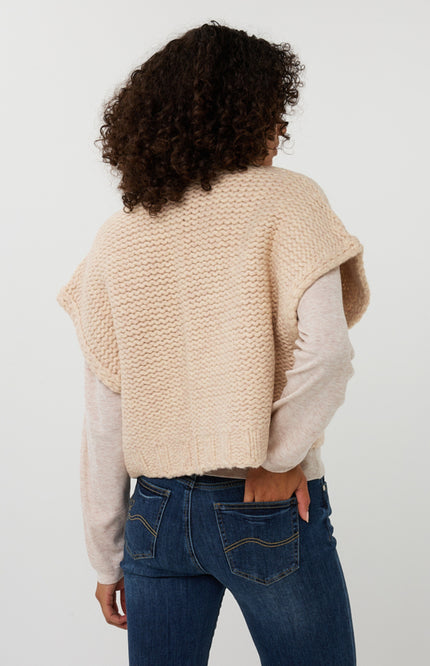 Vest Gilet Sand Melange F25.07500