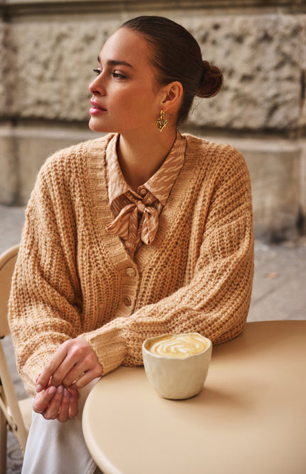 Blouse Bow Peaceful Print F25.14503