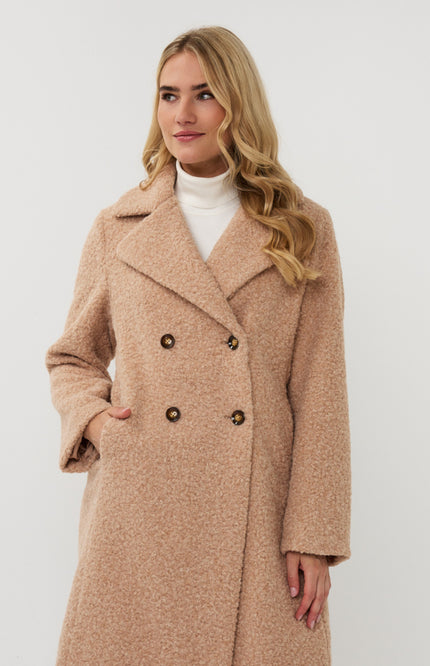 Jacket Boucle Sand F25.37516