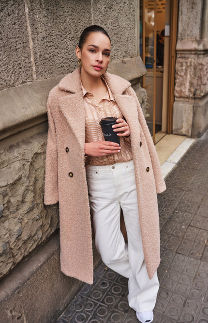 Jacket Boucle Sand F25.37516