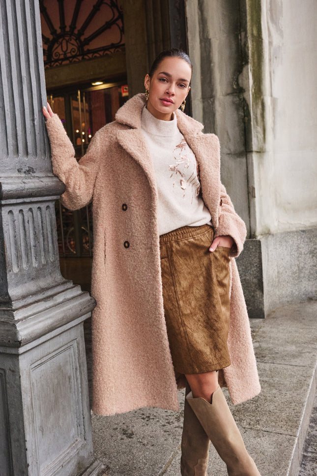 Jacket Boucle Sand F25.37516