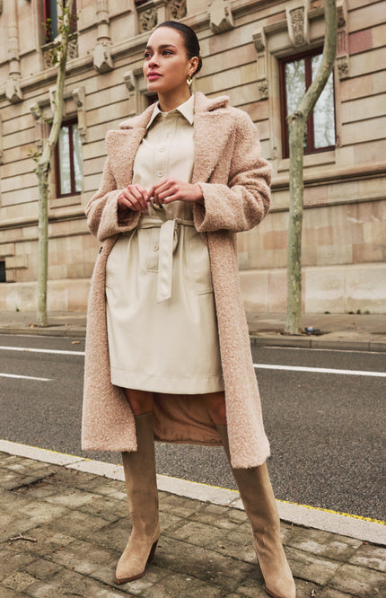 Jacket Boucle Sand F25.37516