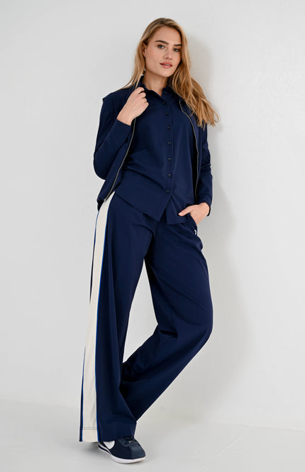 Maicazz Travel Broek Rina Navy Stretchshop.nl