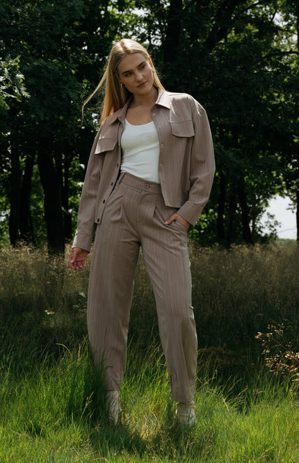 Zizo Broek Senna Mocca Mouse Stretchshop.nl