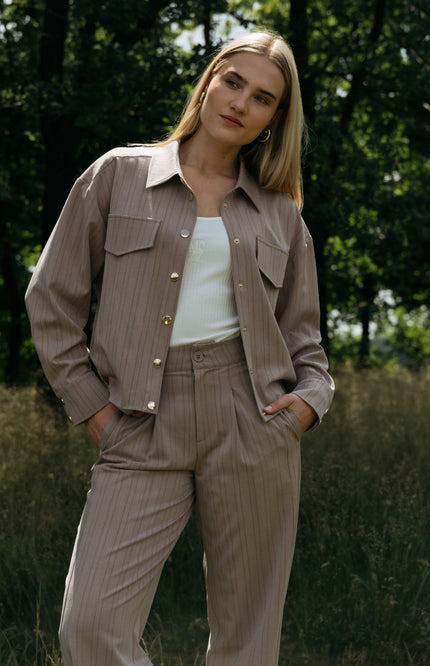 Zizo Broek Senna Mocca Mouse Stretchshop.nl