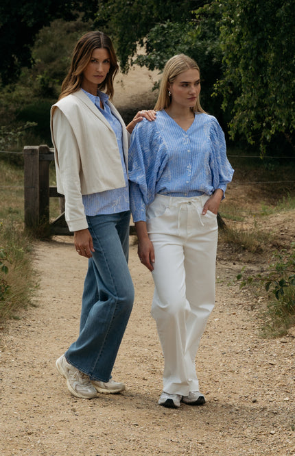 Zizo Broek Shay Offwhite Stretchshop.nl