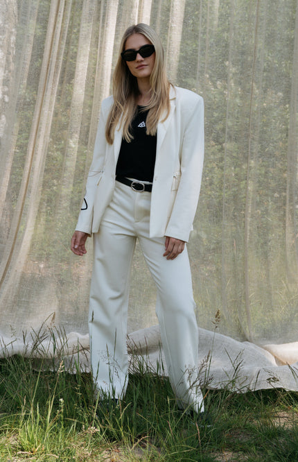 Broek Parla Offwhite