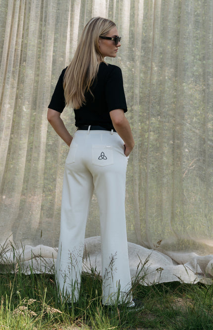 Broek Parla Offwhite