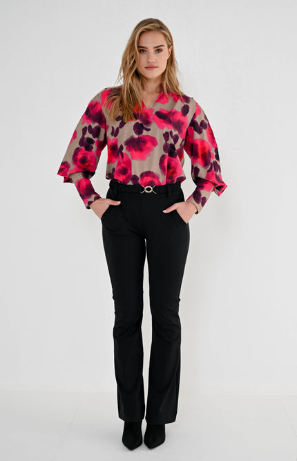 Maicazz Travel Broek Maro Navy Stretchshop.nl