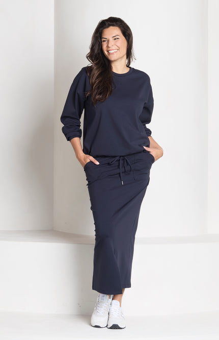 Zoso Sweater Emmy Night Blue 261 Stretchshop.nl