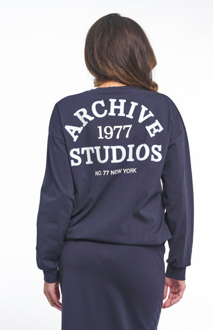 Zoso Sweater Emmy Night Blue 261 Stretchshop.nl