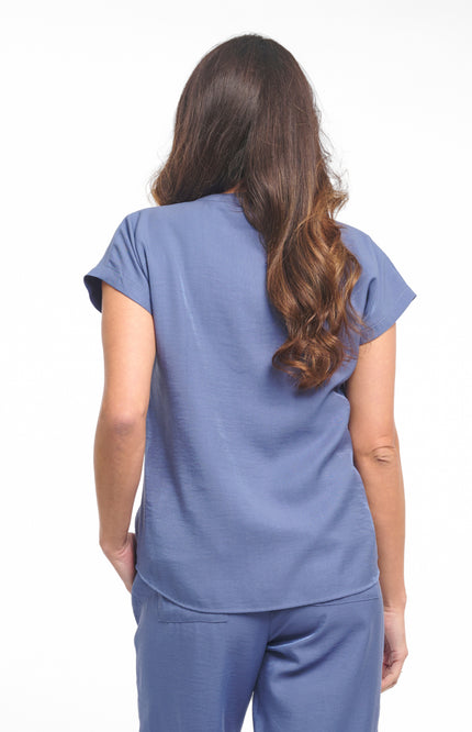 Zoso Blouse Josine Blue 261 Stretchshop.nl