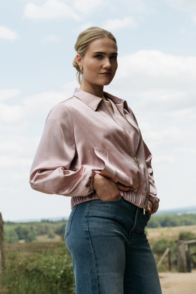 Maicazz Jacket Simmy Slate Rose Stretchshop.nl