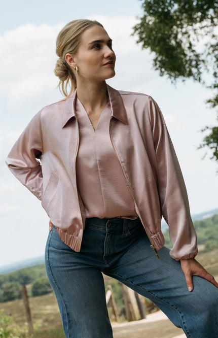 Maicazz Jacket Simmy Slate Rose Stretchshop.nl