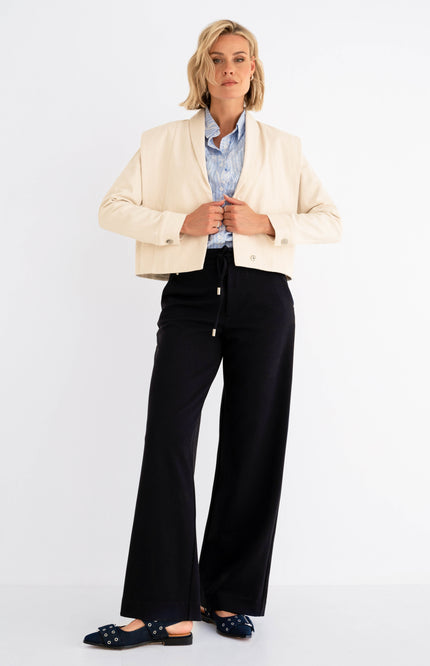 Zizo Broek Pajla Navy Stretchshop.nl