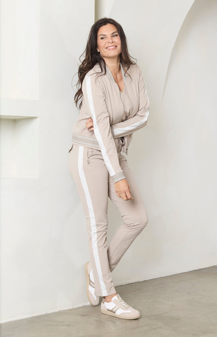 Zoso Travel Jacket Tyler Sand Stone 261 Stretchshop.nl