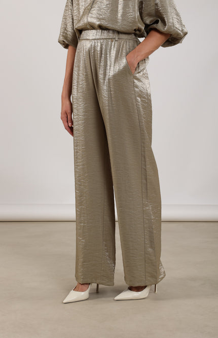 Nukus Broek Linsey Army NKS09076 Stretchshop.nl