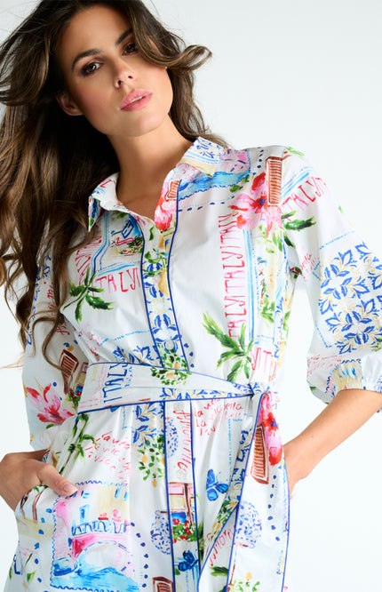 Jurk Maxi Met Design C359L-P087