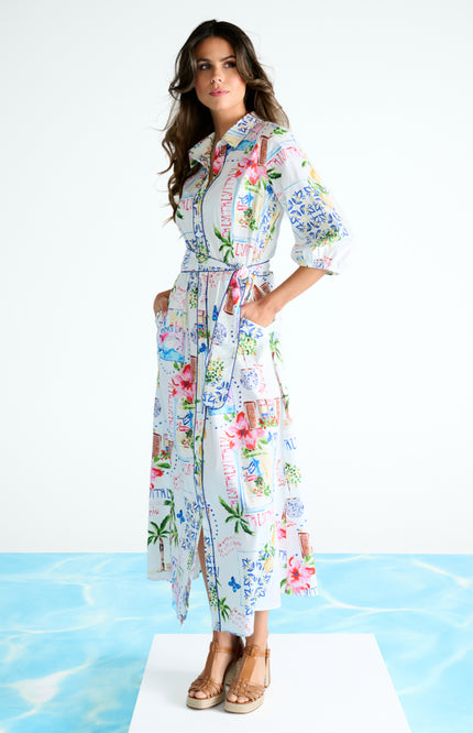 Jurk Maxi Met Design C359L-P087