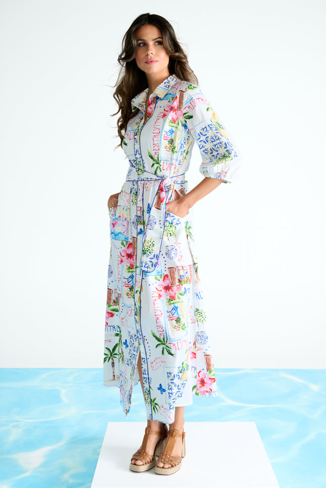 Jurk Maxi Met Design C359L-P087