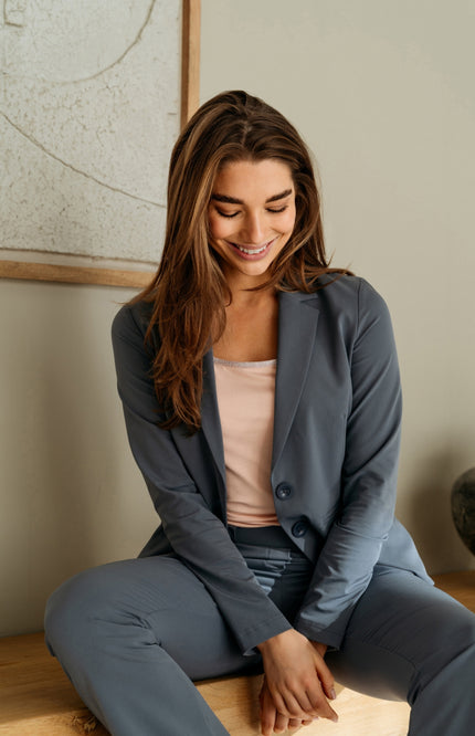 &Co woman Singlet Selly Powder Pink SG112 Stretchshop.nl