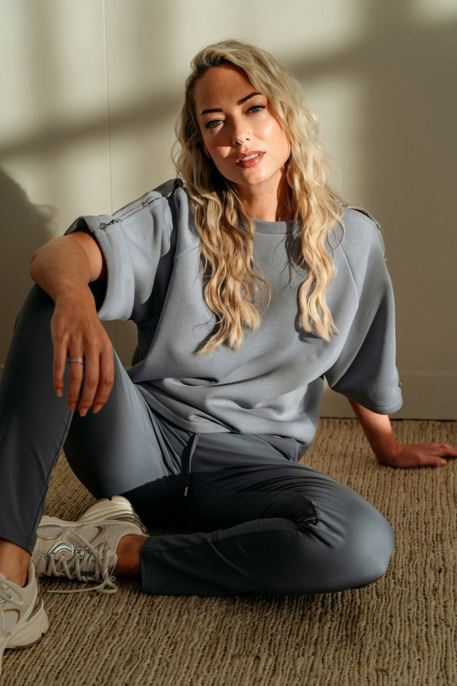 &Co woman Trui Sterre Slate SW132 Stretchshop.nl