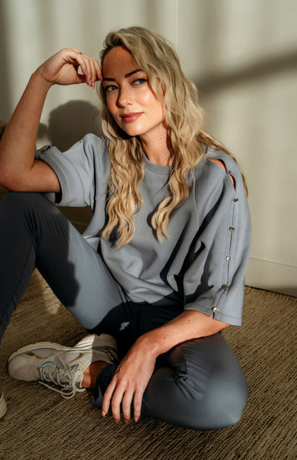 &Co woman Trui Sterre Slate SW132 Stretchshop.nl