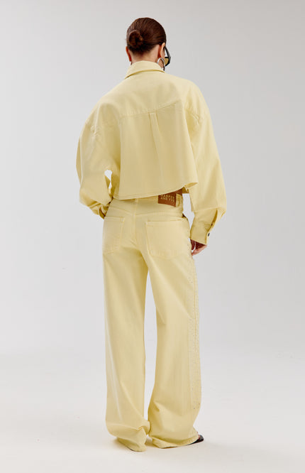Harper & Yve Jeans Mayra Light Yellow SS6D107 Stretchshop.nl