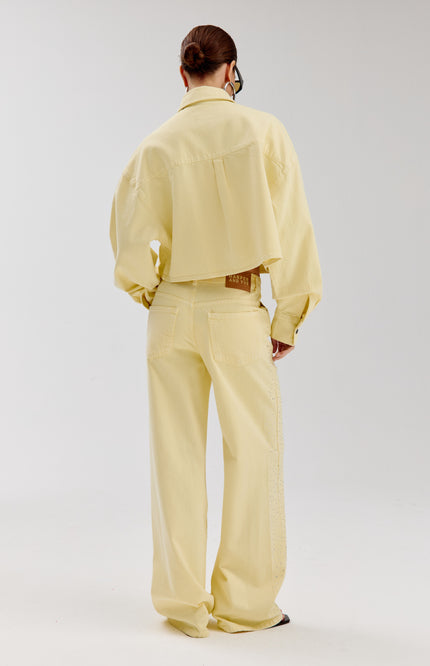 Harper & Yve Jacket Sam Light Yellow SS6D601 Stretchshop.nl