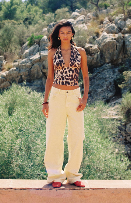 Harper & Yve Jeans Mayra Light Yellow SS6D107 Stretchshop.nl