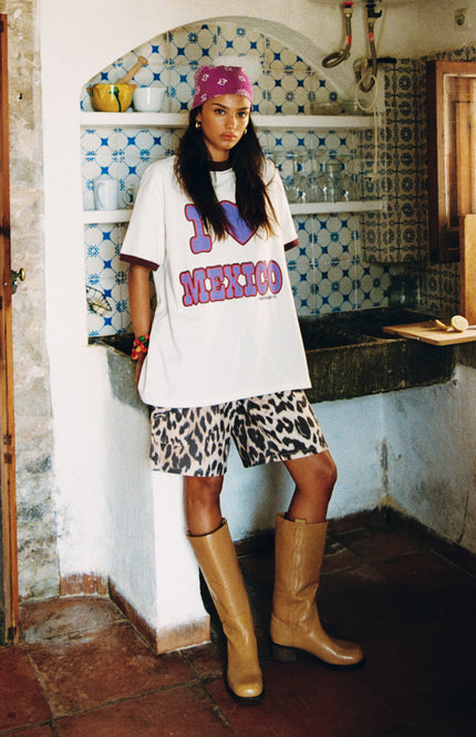 Harper & Yve Short Scott Lexie Leopard Light SS6D103 Stretchshop.nl