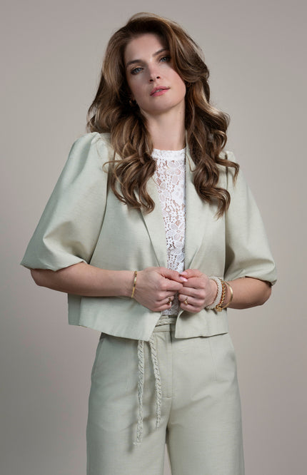 Elvira Casuals Top Marell Offwhite Lace Stretchshop.nl