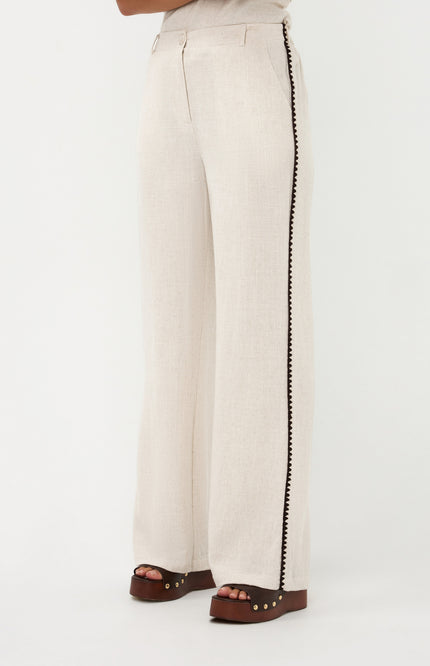 Ydence Broek Kaya Ecru Stretchshop.nl