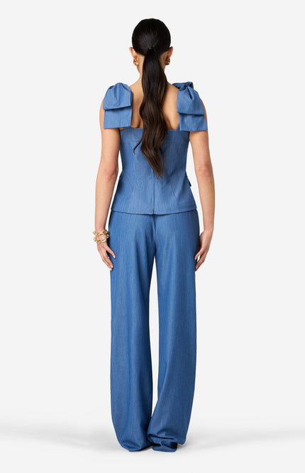 Ibana Top Tami Denim Blue Stretchshop.nl