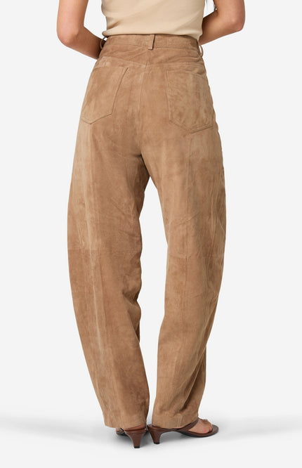 Ibana Broek Parla Suede Iced Coffee Stretchshop.nl