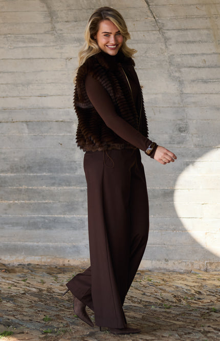 Gilet Harriet Chocolate NKF08039