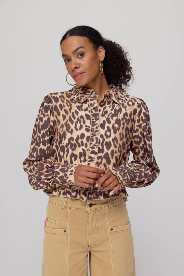 Blouse Ellie Lexie Leopard AW25P609