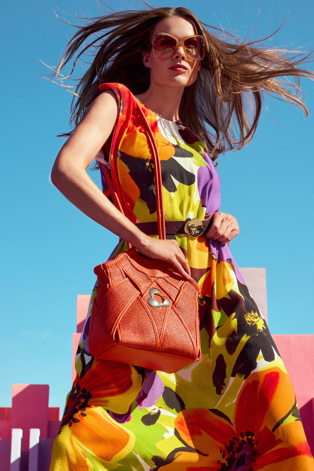 Caroline Biss Jurk Midi Multi Color 1178-49 Stretchshop.nl