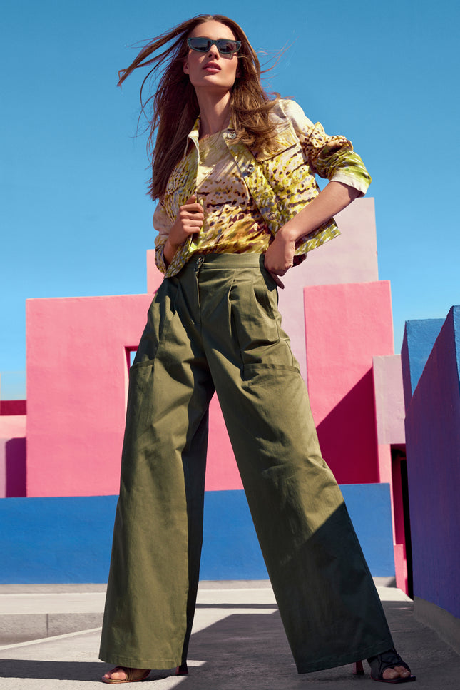 Jacket Safari Print Multi Color 1847-69